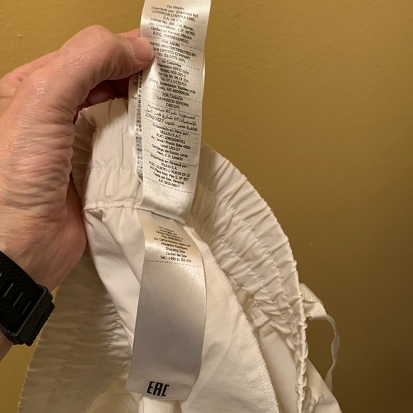 Stefanel WIDE-LEG - Trousers - drawstring - optical white - Picture 13 of 13